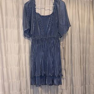 Simply Southern Navy Ruffled Mini Dress